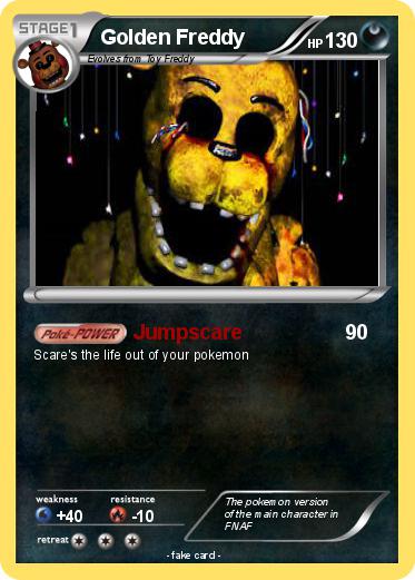 Pokemon Golden Freddy
