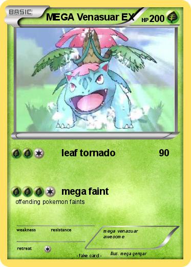 Pokemon MEGA Venasuar EX