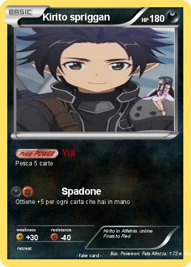 Pokemon Kirito spriggan