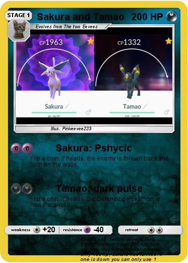 Pokemon Sakura and Tamao