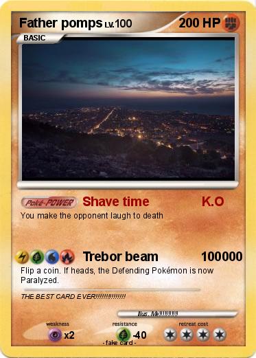 Pokemon Father pomps