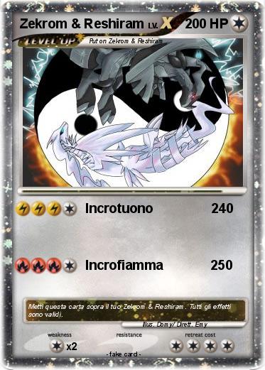 Pokemon Zekrom & Reshiram