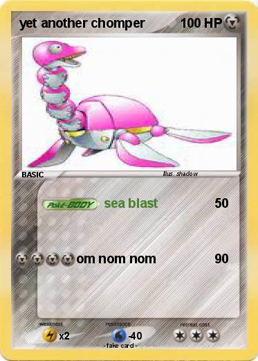 Pokemon yet another chomper