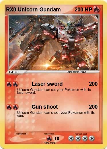 Pokemon RX0 Unicorn Gundam