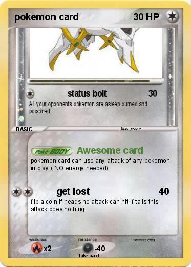 Pokemon pokemon card