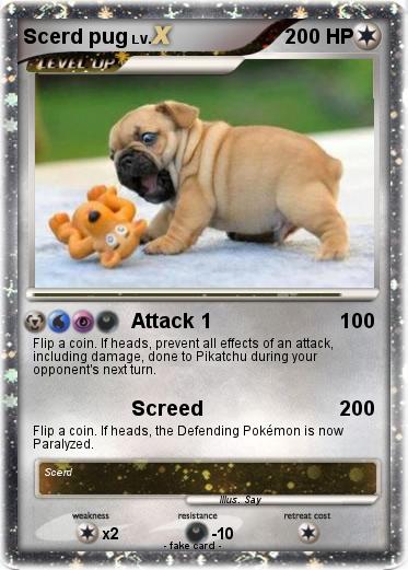 Pokemon Scerd pug