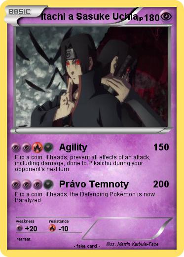 Pokemon Itachi a Sasuke Uchia