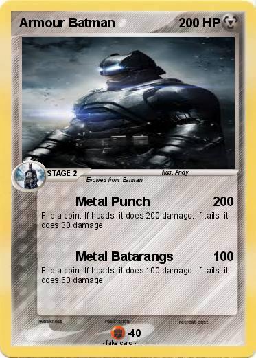 Pokemon Armour Batman