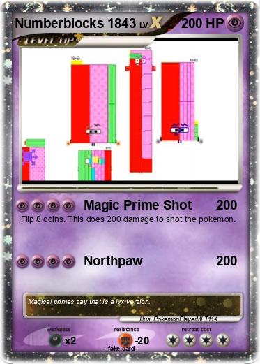 Pokemon Numberblocks 1843