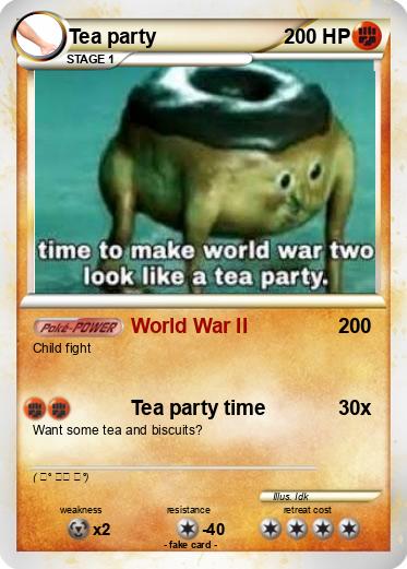 Pokemon Tea party