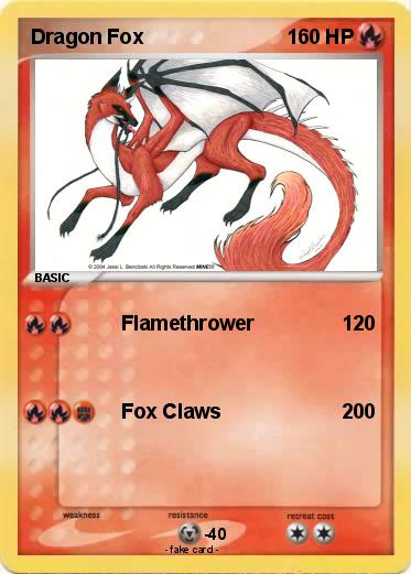 Pokemon Dragon Fox