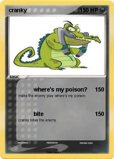 Pokemon cranky