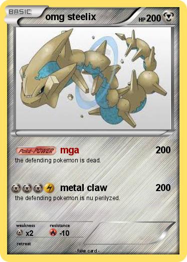 Pokemon omg steelix