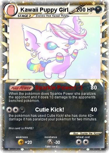 Pokemon Kawaii Puppy Girl