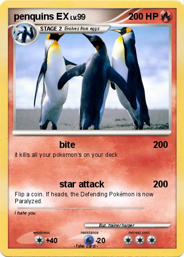Pokemon penquins EX