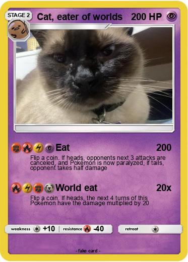 Pokemon Cat, eater of worlds
