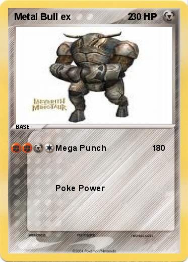 Pokemon Metal Bull ex                      2
