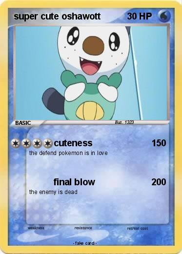 Pokemon super cute oshawott
