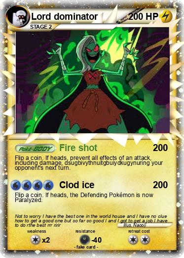 Pokemon Lord dominator