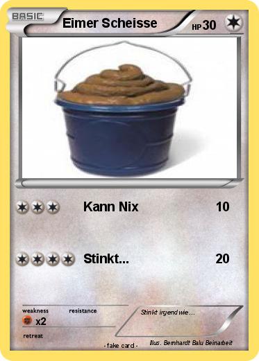 Pokemon Eimer Scheisse