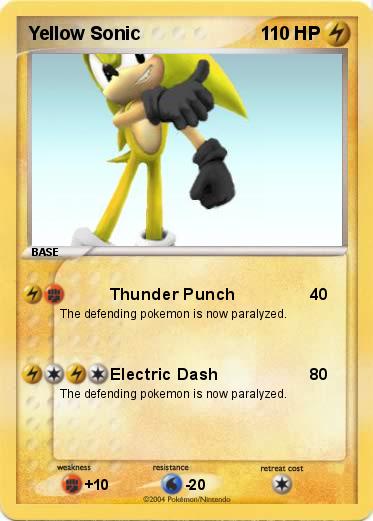 Pokemon Yellow Sonic