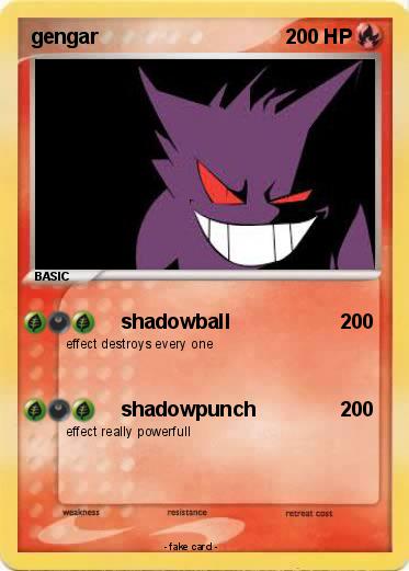 Pokemon gengar