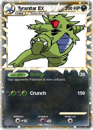 Pokemon Tyranitar EX