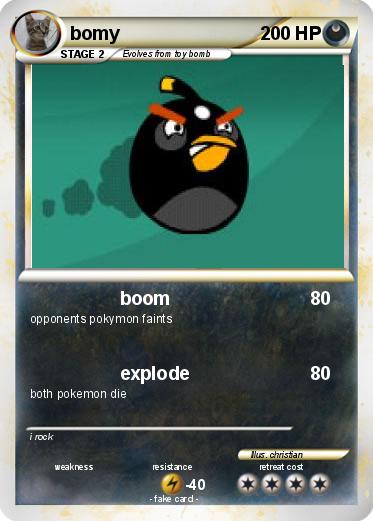Pokemon bomy