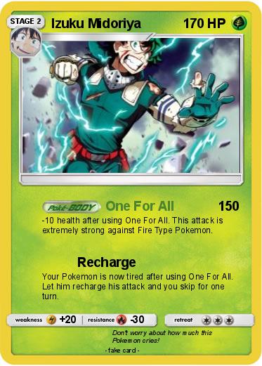 Pokemon Izuku Midoriya