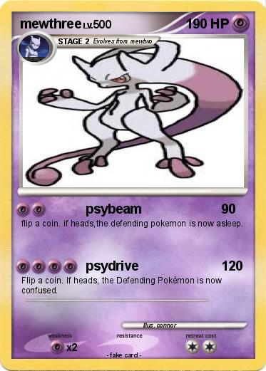 Pokemon mewthree