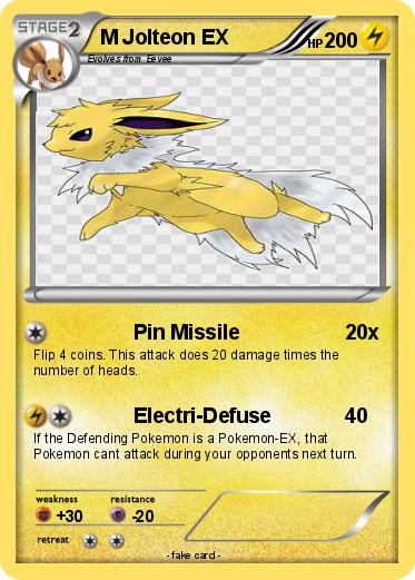 Pokemon M Jolteon EX