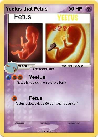 Pokemon Yeetus that Fetus
