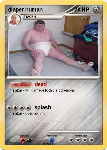 Pokemon diaper human