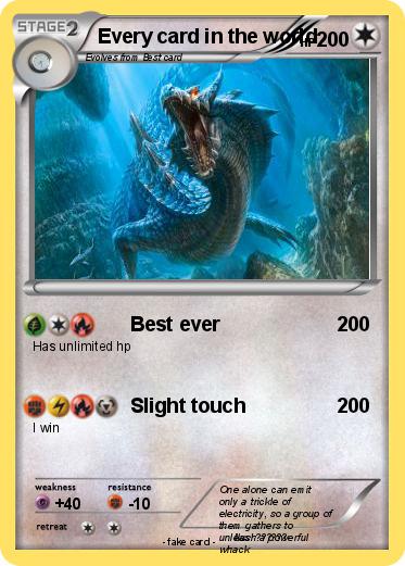 Pokemon Every card in the world