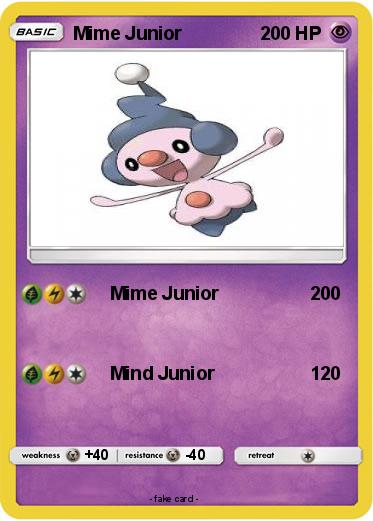 Pokemon Mime Junior