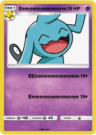 Pokemon Eeeeeeeeeeeeeeeeee