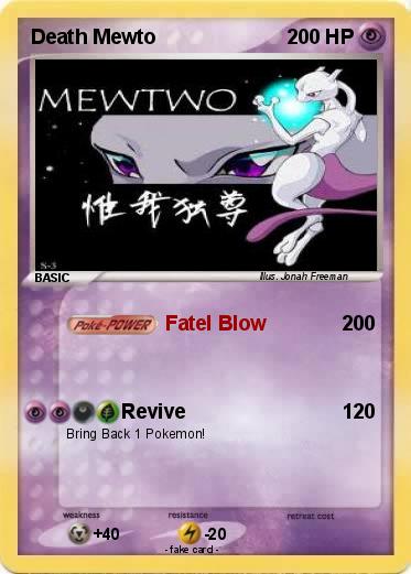 Pokemon Death Mewto