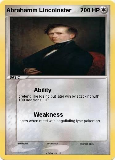 Pokemon Abrahamm Lincolnster