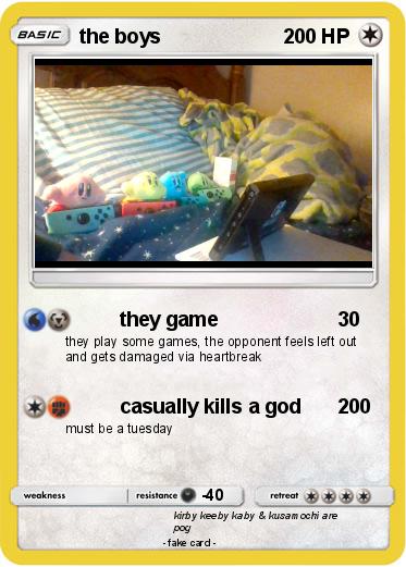 Pokemon the boys