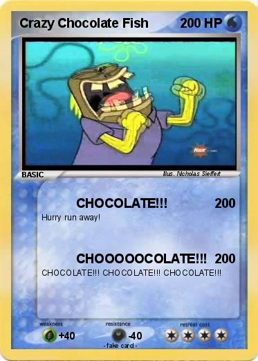 Pokemon Crazy Chocolate Fish