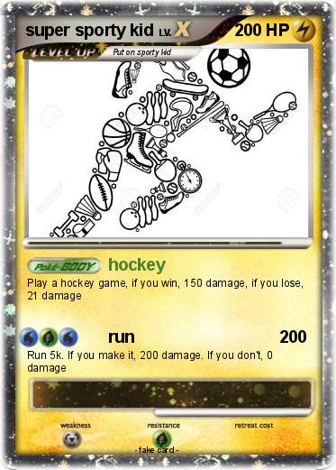 Pokemon super sporty kid