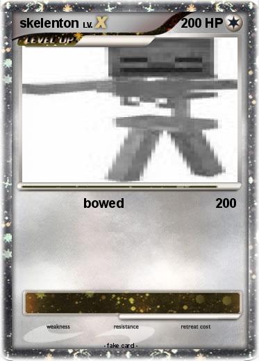 Pokemon skelenton
