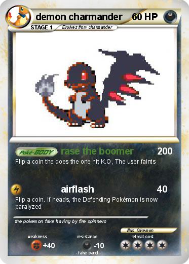 Pokemon demon charmander