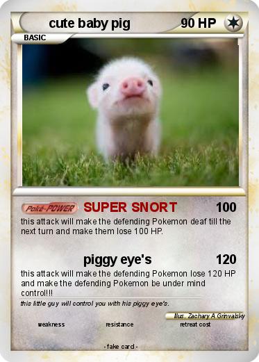 Pokemon cute baby pig