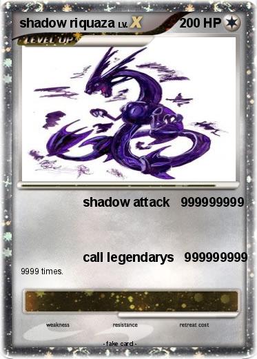 Pokemon shadow riquaza