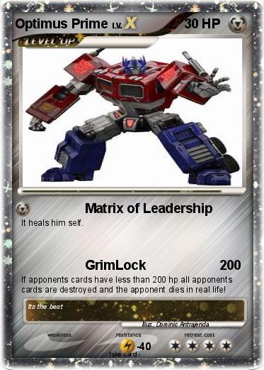 Pokemon Optimus Prime