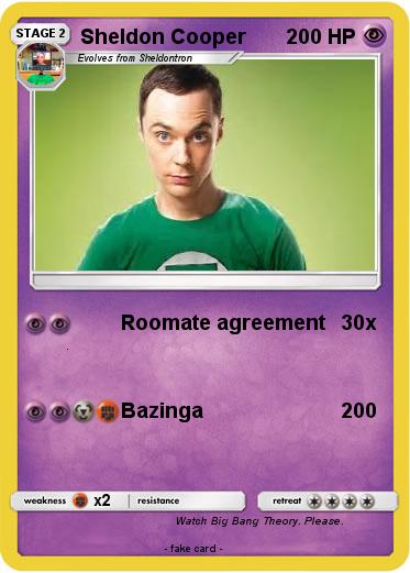 Pokemon Sheldon Cooper
