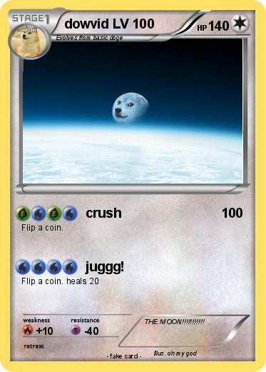 Pokemon dowvid LV 100