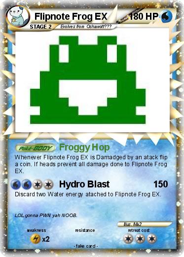Pokemon Flipnote Frog EX