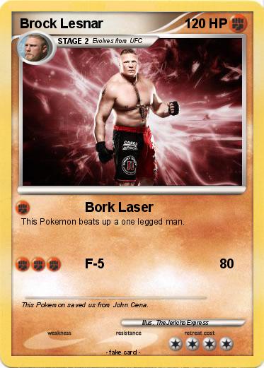 Pokemon Brock Lesnar